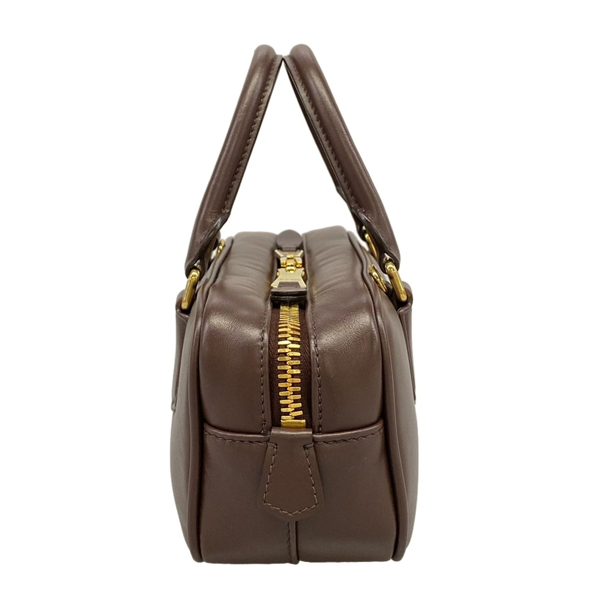Miu Miu Handbag Arcadi Brown Leather — view 4