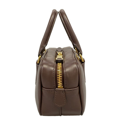 Miu Miu Handbag Arcadi Brown Leather — view 4