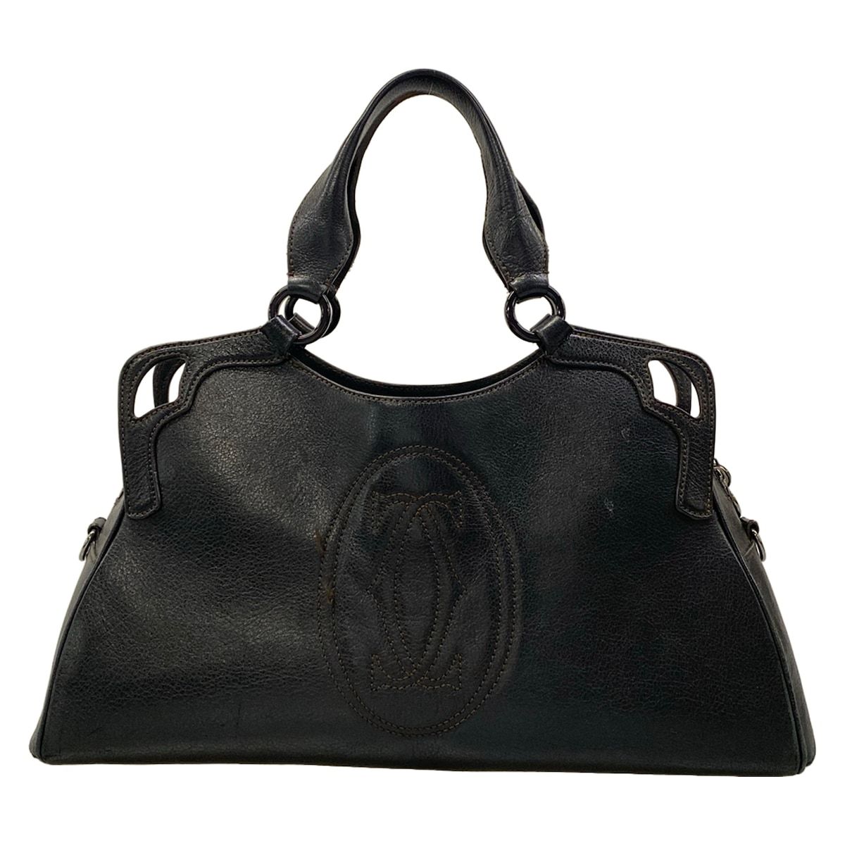 Cartier Handbag Marcello Black Leather — view 3