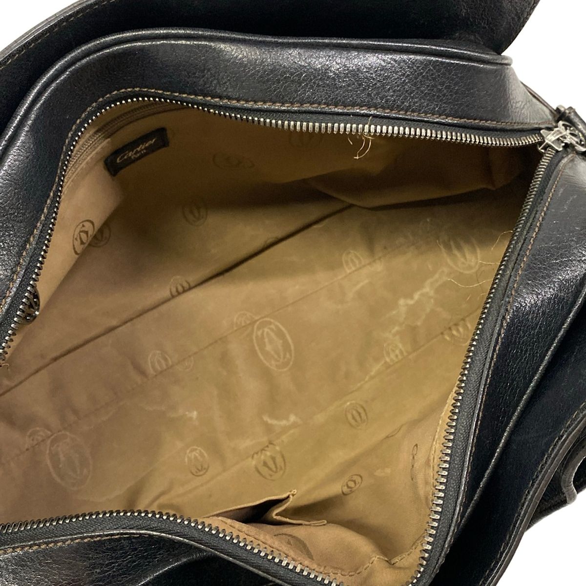 Cartier Handbag Marcello Black Leather — view 7