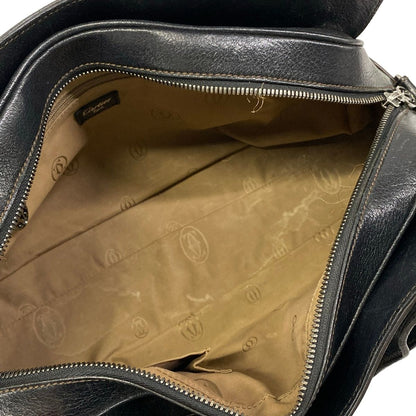 Cartier Handbag Marcello Black Leather — view 7