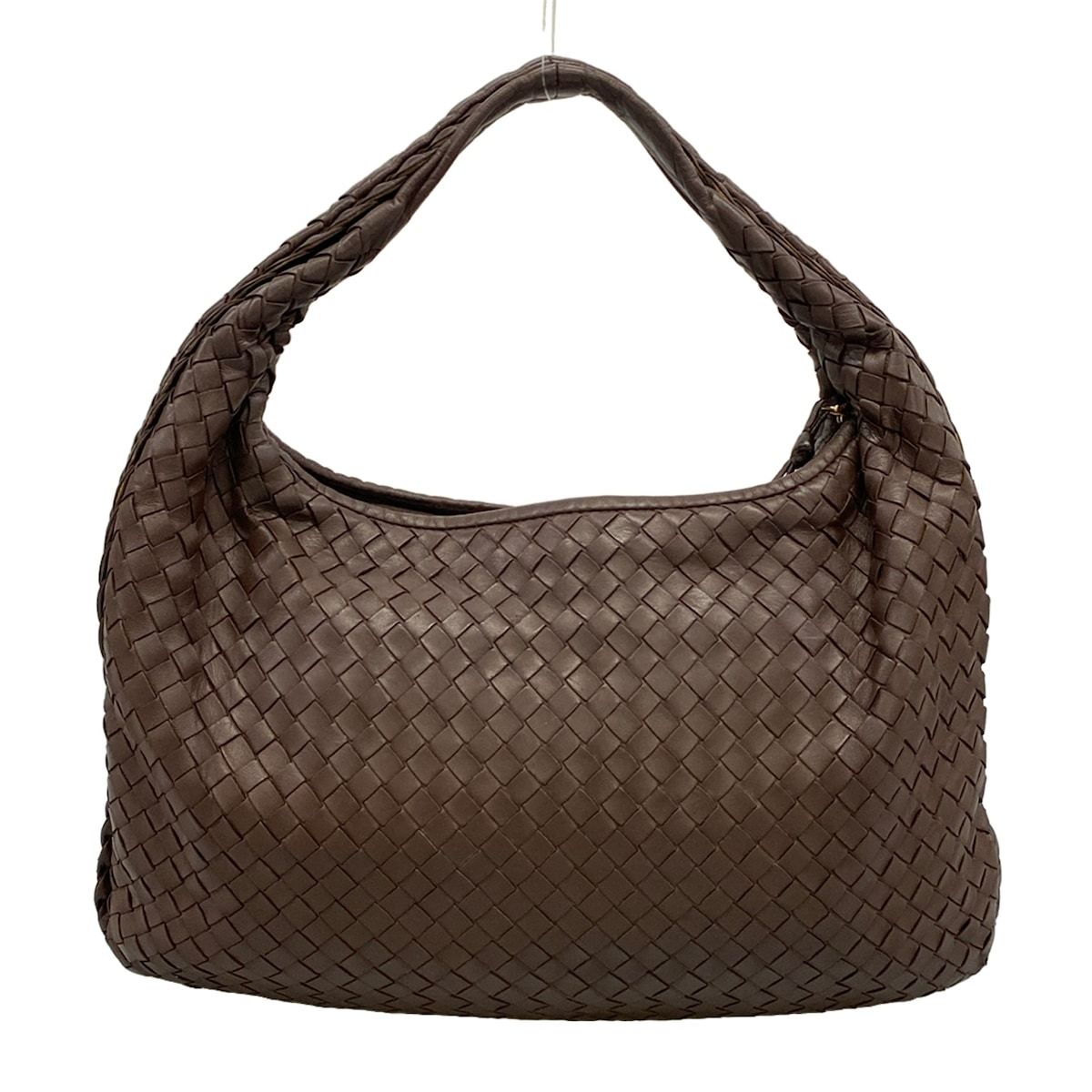 Bottega Veneta Handbag Intrecciato Dark Brown Leather — view 3