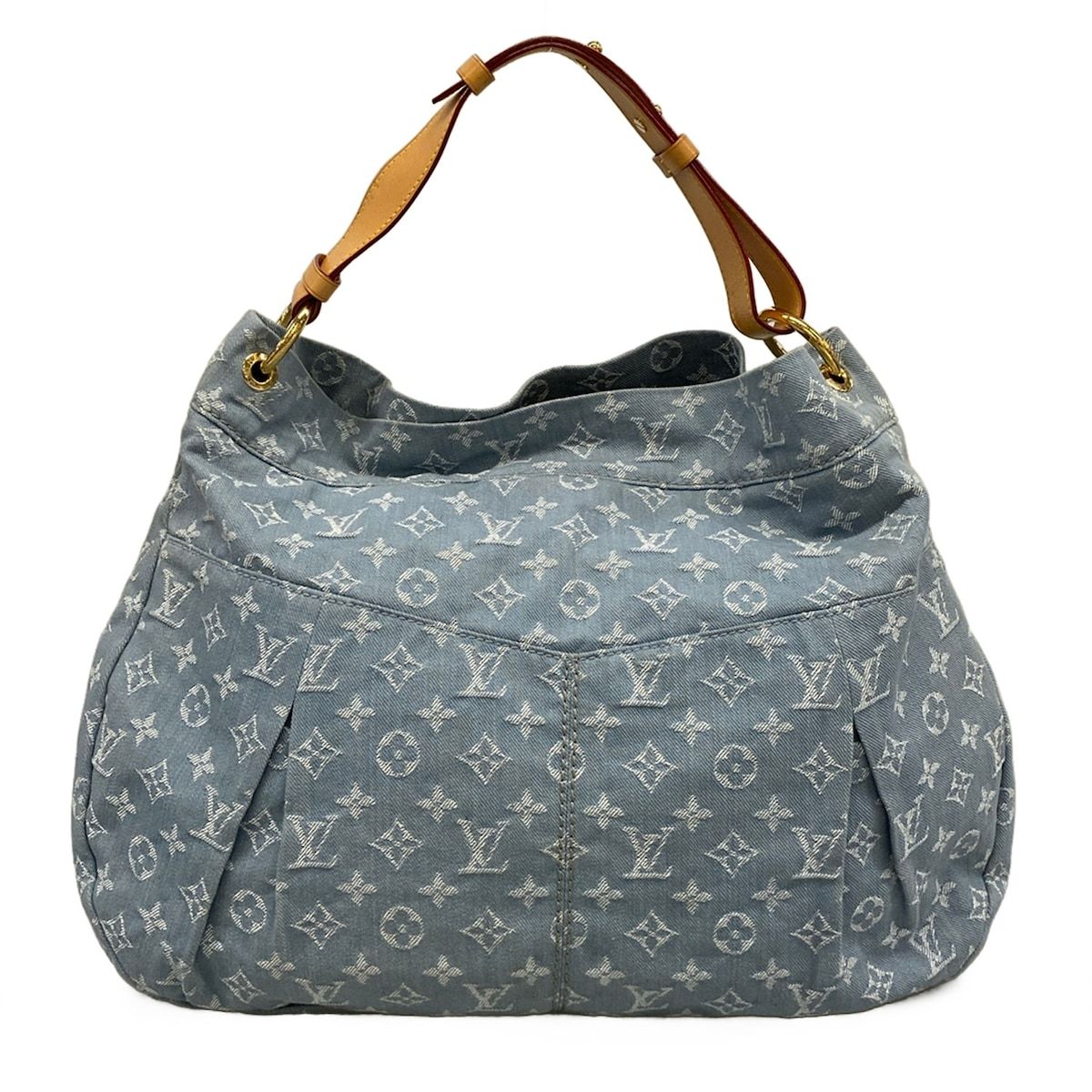 Louis Vuitton Shoulder Bag Monogram Denim GM Blue Clair — view 3