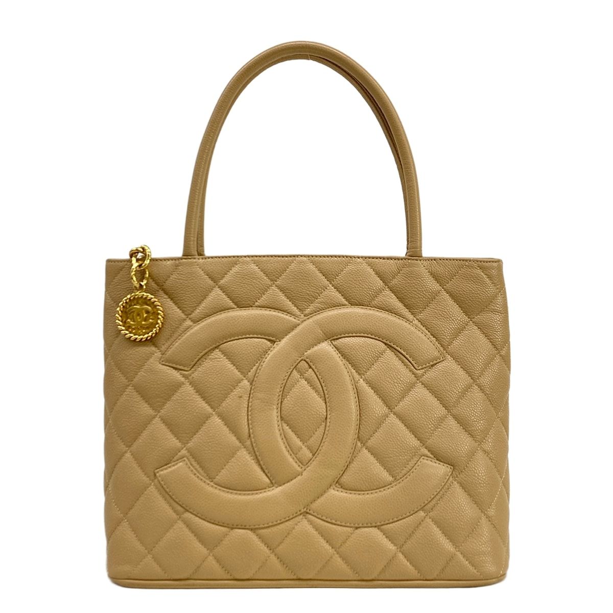 Chanel Tote Bag Reissue Beige Gold