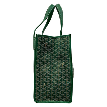 Goyard Tote Bag Villette Green Leather — view 4