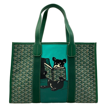 Goyard Tote Bag Villette Green Leather