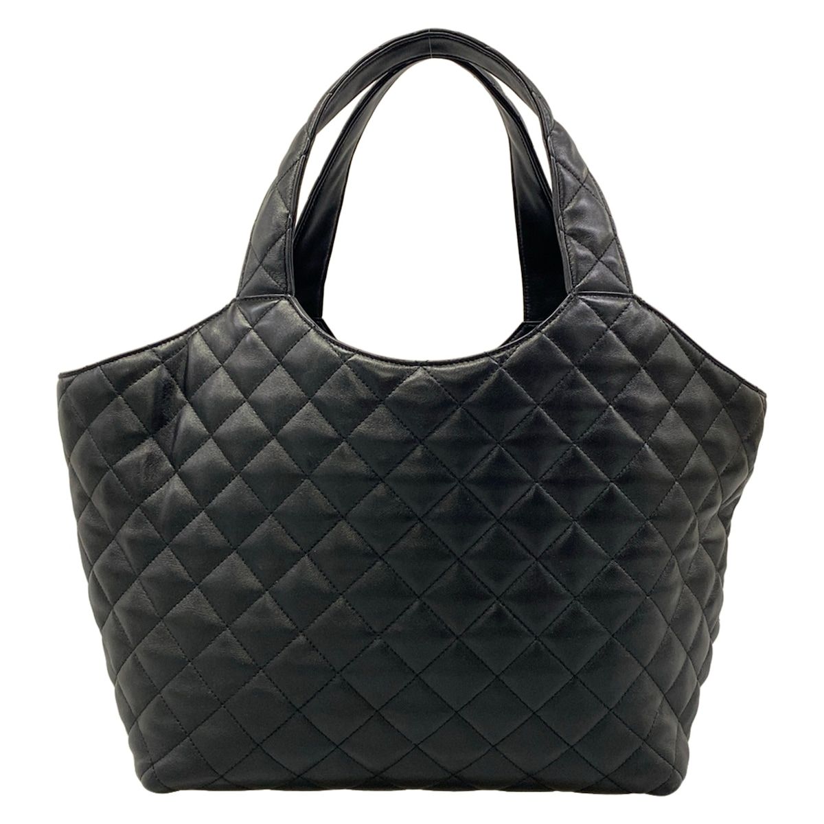 Saint Laurent Paris Tote Bag Icare Black Quilted Leather — view 3