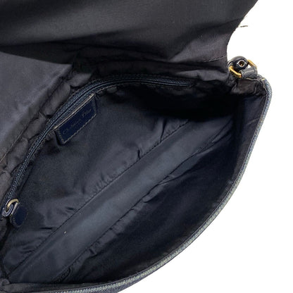 Dior Shoulder Bag Malice Pearl Navy Leather — view 7