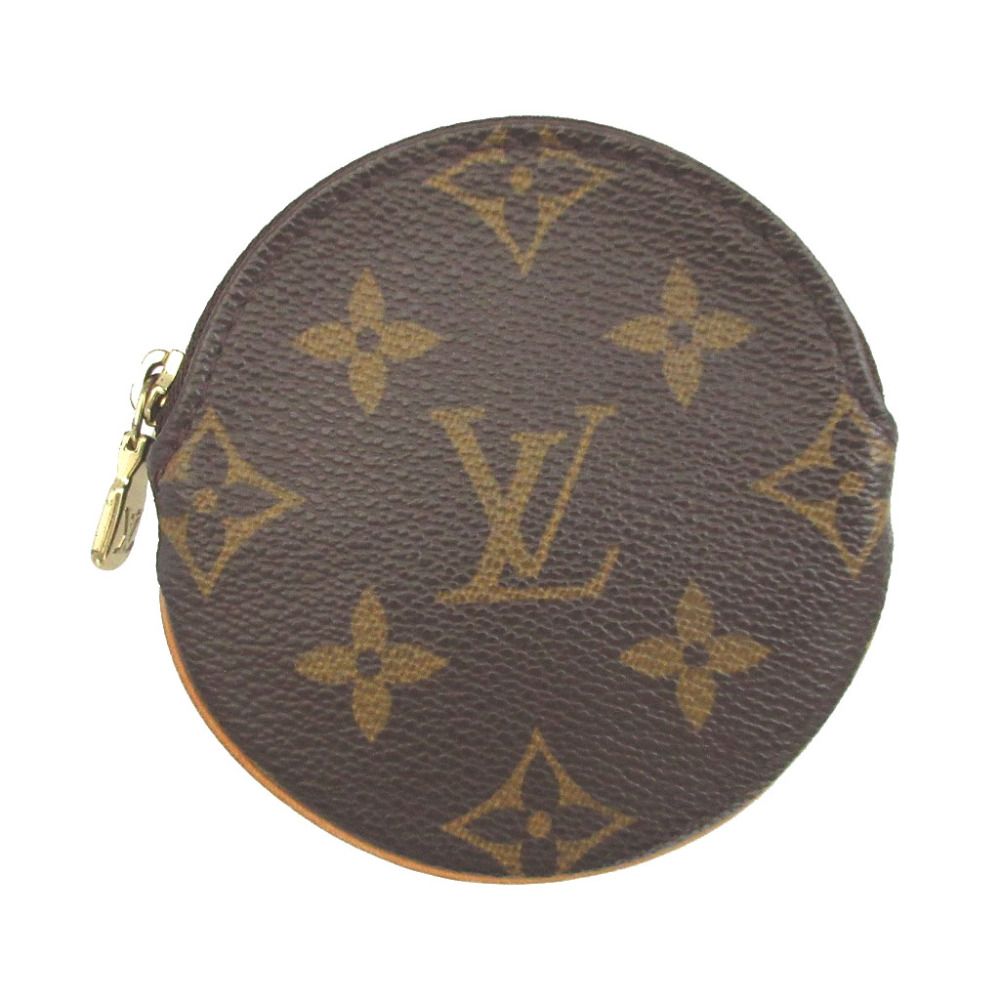 Louis Vuitton Monogram Mini Porte Monnaie Rond Brown LV Coin Purse