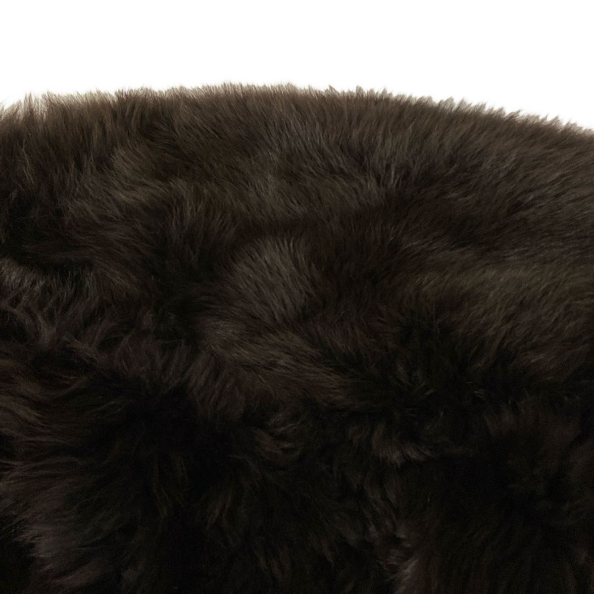 Loewe Coat M Dark Brown Sheep Leather Fur Winter 38 — view 8