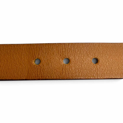 Hermes Caleche Double Tour Bracelet Leather Gold Brown — view 8