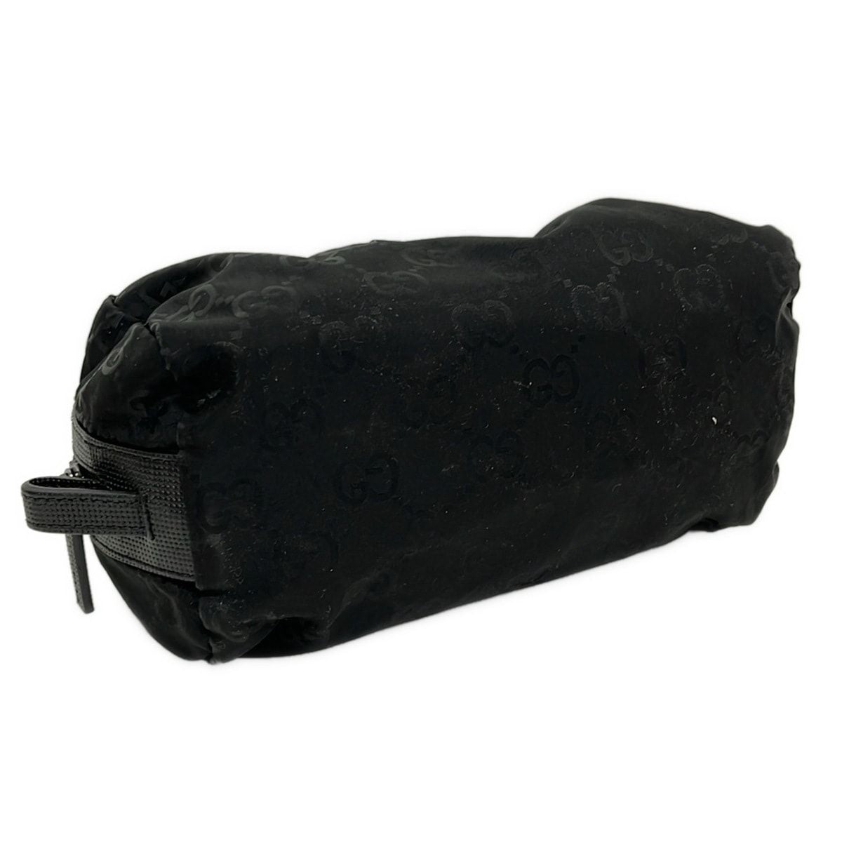 Gucci Pouch GG Pattern Black Leather — view 3