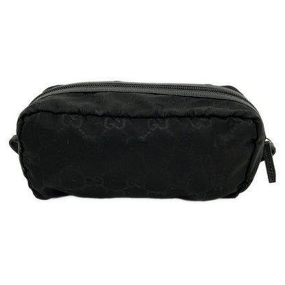 Gucci Pouch GG Pattern Black Leather — view 2
