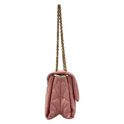 Versace Shoulder Bag Cleo Pink Chain Leather — view 2