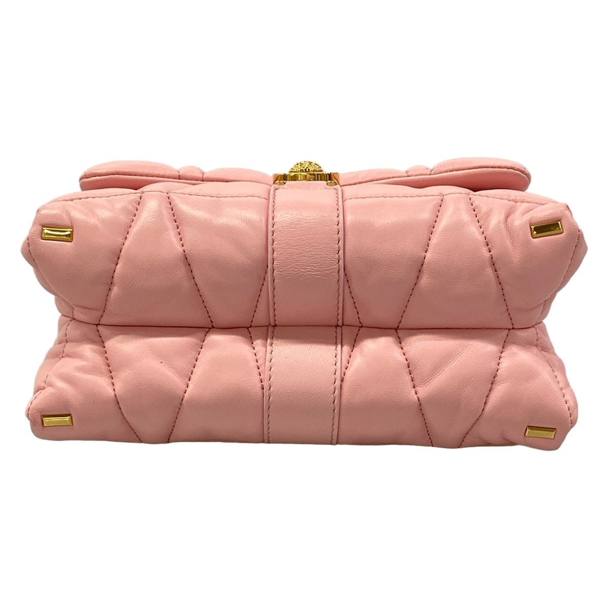 Versace Shoulder Bag Cleo Pink Chain Leather — view 5