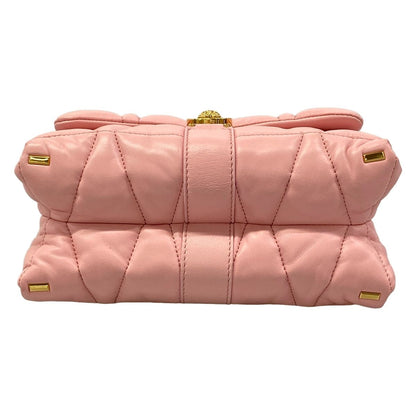 Versace Shoulder Bag Cleo Pink Chain Leather — view 5