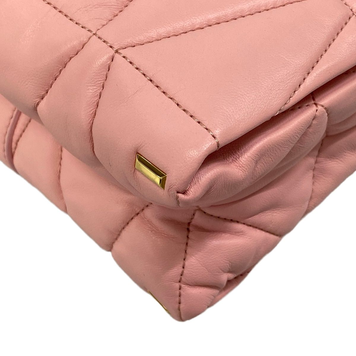 Versace Shoulder Bag Cleo Pink Chain Leather — view 6