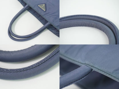 Prada Nylon Tote Bag Light Blue — view 6