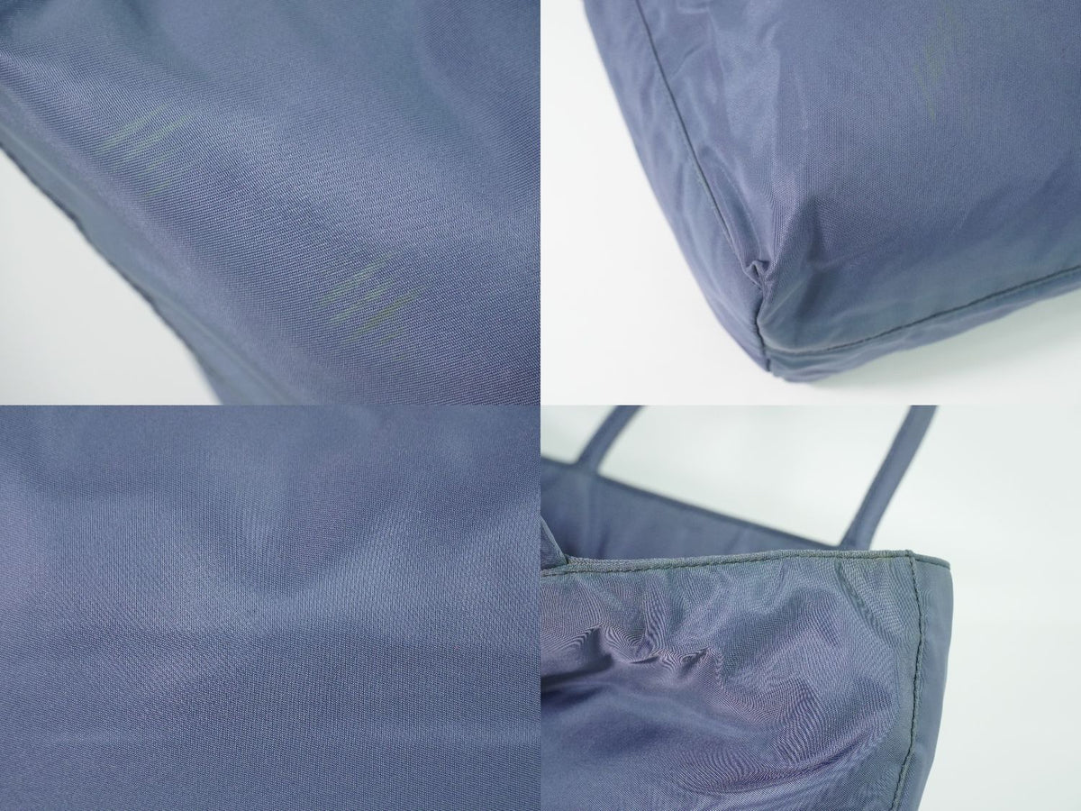 Prada Nylon Tote Bag Light Blue — view 7