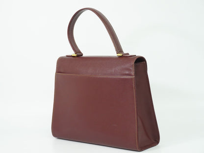 Cartier Must Line Handbag Leather Bordeaux Bag — view 2
