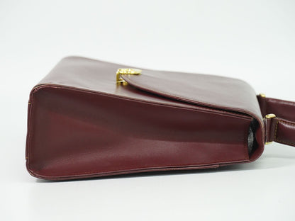 Cartier Must Line Handbag Leather Bordeaux Bag — view 4