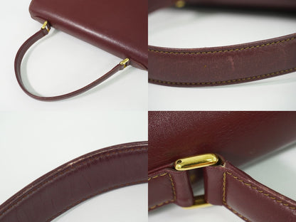 Cartier Must Line Handbag Leather Bordeaux Bag — view 6