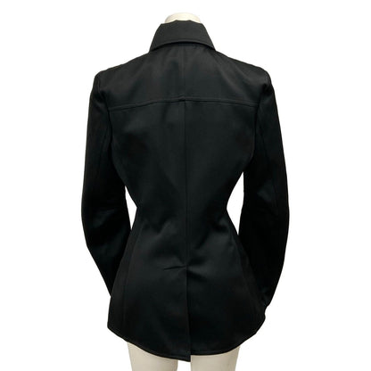 Chanel Jacket S Black Cotton 34 — view 2