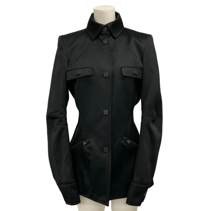 Chanel Jacket S Black Cotton 34