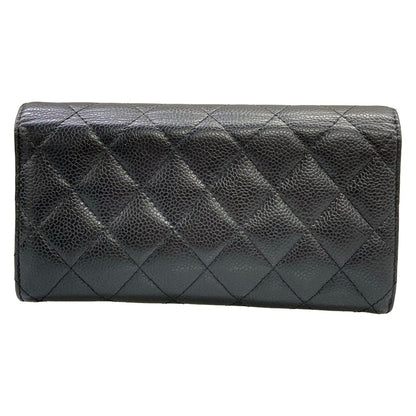 Chanel Wallet Quilted Black Gold — view 2