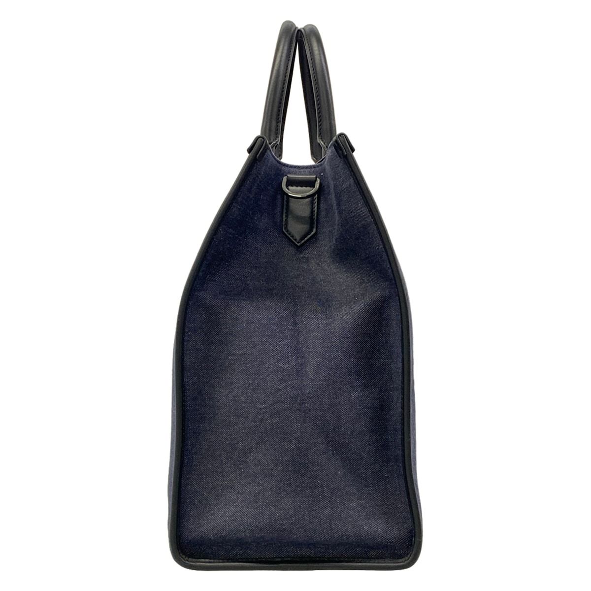 Dolce & Gabbana Tote Bag Navy Black Leather — view 4