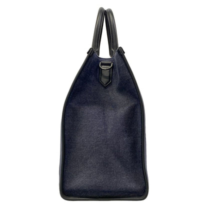 Dolce & Gabbana Tote Bag Navy Black Leather — view 4