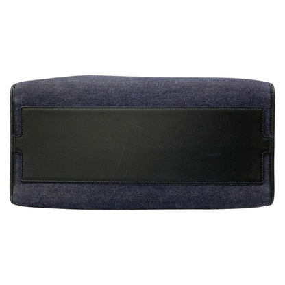 Dolce & Gabbana Tote Bag Navy Black Leather — view 5