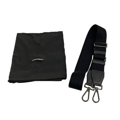 Dolce & Gabbana Tote Bag Navy Black Leather — view 8