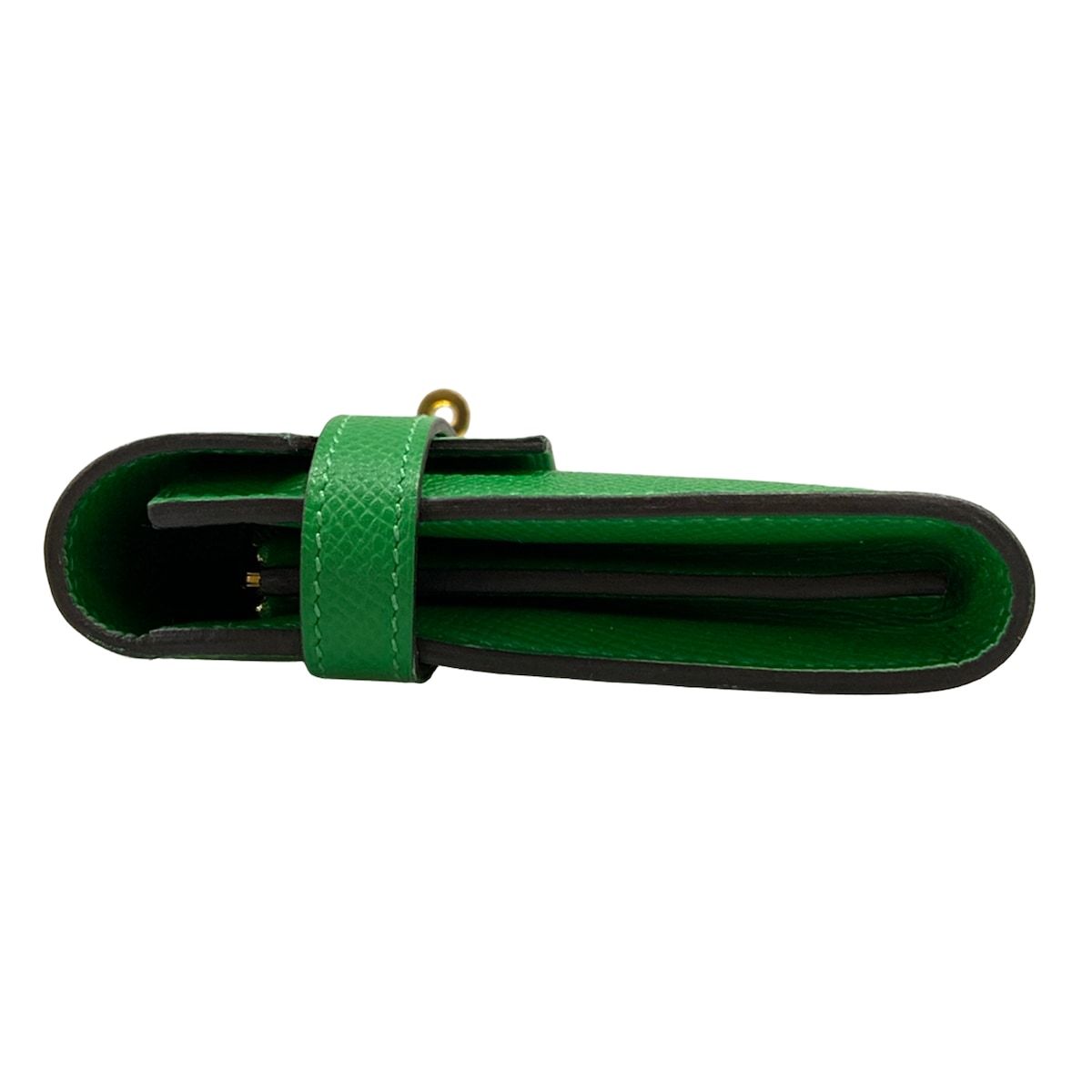 Hermes Wallet Kelly Long Bamboo Gold — view 8