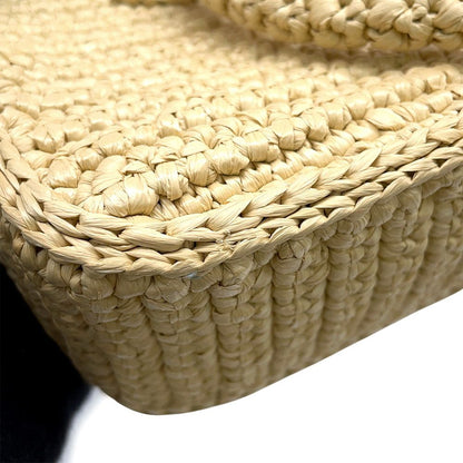 Miu Miu Arcadi Clochette Raffia 2-Way Shoulder Bag — view 7