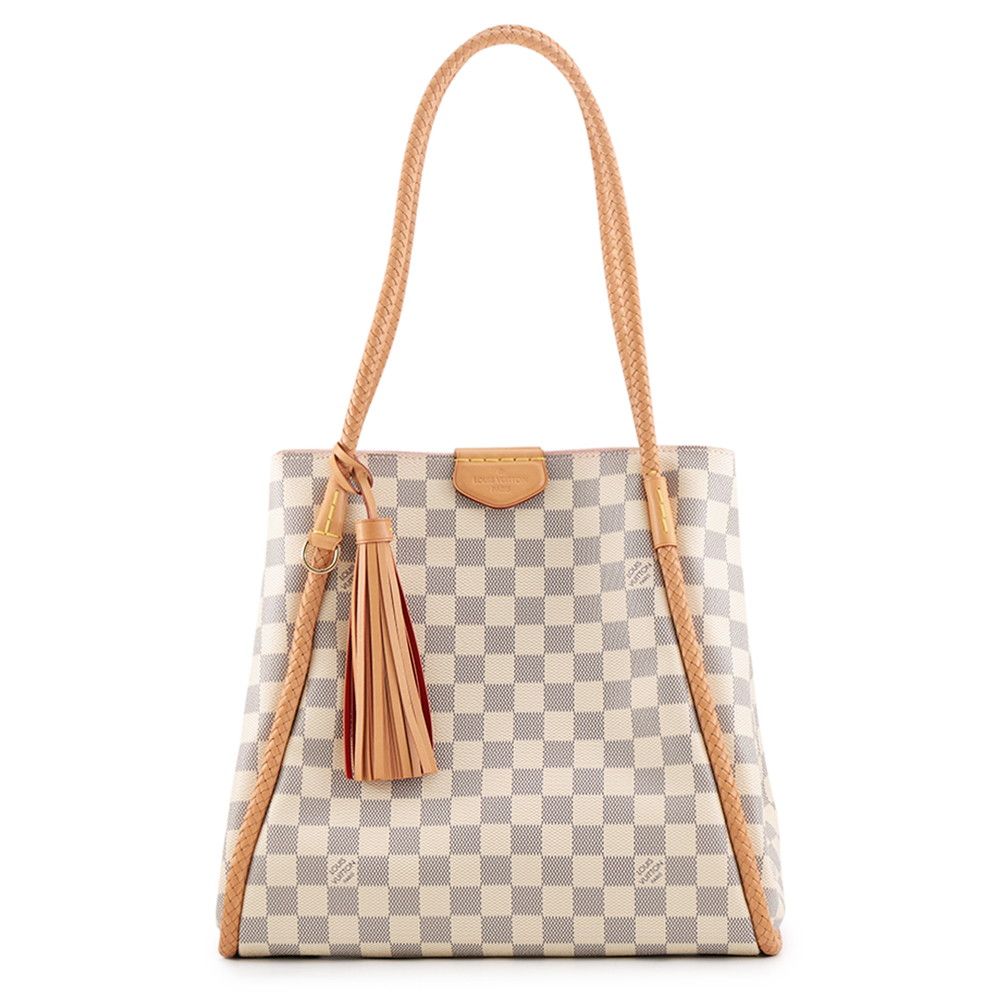 Louis Vuitton Tote Bag Damier Azur Propriano Tassel Charm