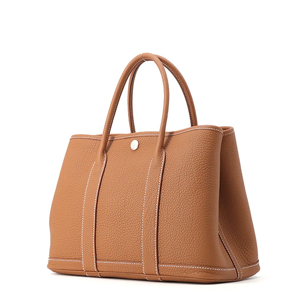 Hermes Tote Bag Garden Party TPM Gold Silver Negonda — view 2