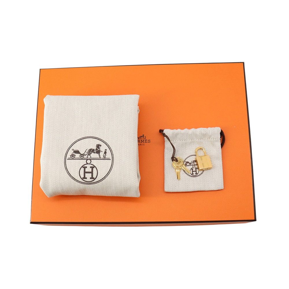 Hermes Handbag Picotin Lock PM Clemence Gold Taurillon — view 7