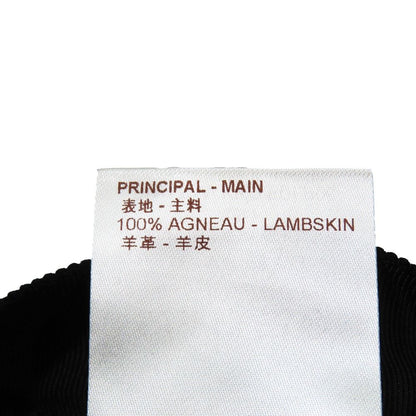 Louis Vuitton Lambskin Slim Pants Contrast Racing Hem Zip Black 38 — view 8