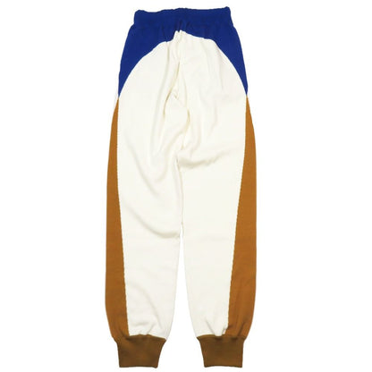Louis Vuitton Cashmere Wool Knit Jogger Pants Monogram Drawstring White Blue XS — view 2