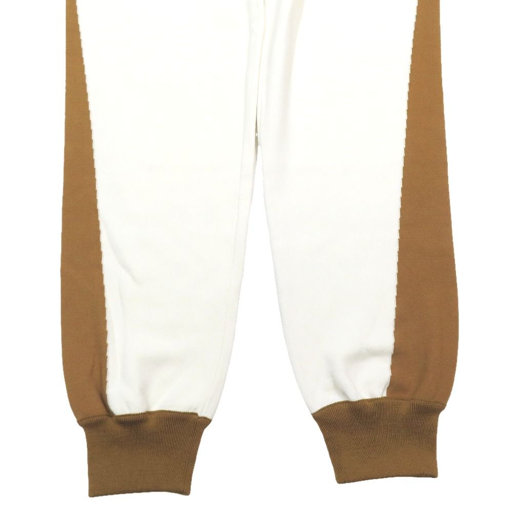 Louis Vuitton Cashmere Wool Knit Jogger Pants Monogram Drawstring White Blue XS — view 4