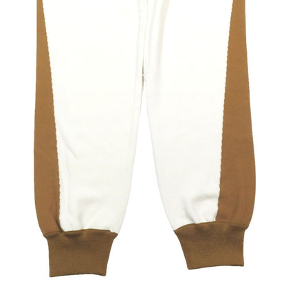 Louis Vuitton Cashmere Wool Knit Jogger Pants Monogram Drawstring White Blue XS — view 4