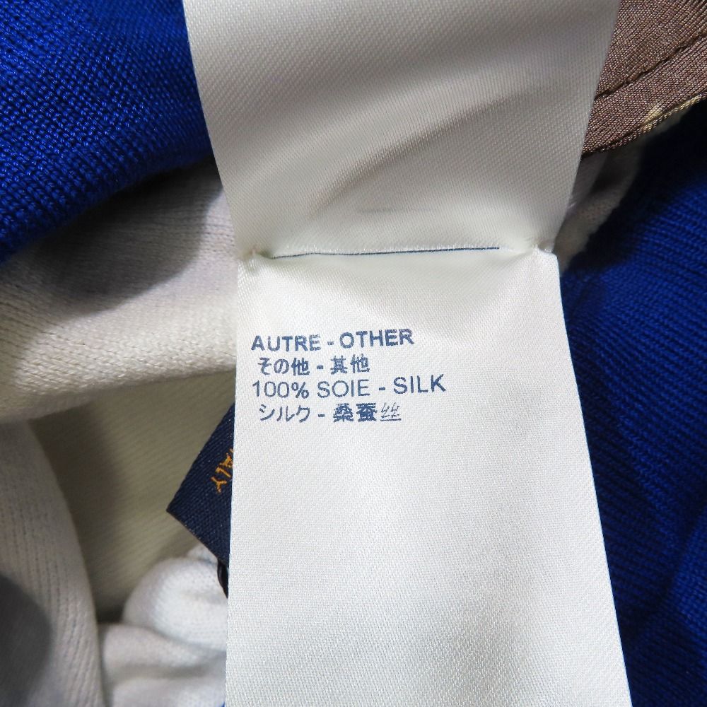 Louis Vuitton Cashmere Wool Knit Jogger Pants Monogram Drawstring White Blue XS — view 8