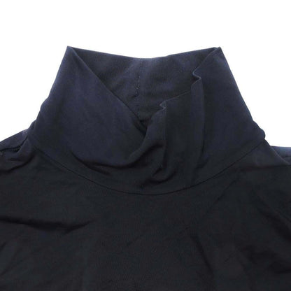 Balenciaga Rayon Stretch Maxi Dress Asymmetric Long Sleeve Black 36 — view 8