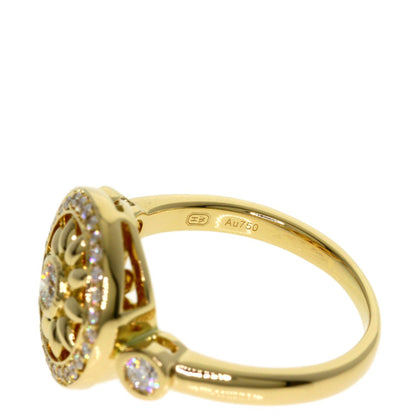 Harry Winston Gate Rosette Diamond Ring 18k Yellow Gold — view 6