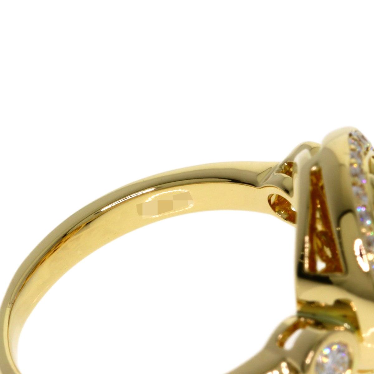 Harry Winston Gate Rosette Diamond Ring 18k Yellow Gold — view 5