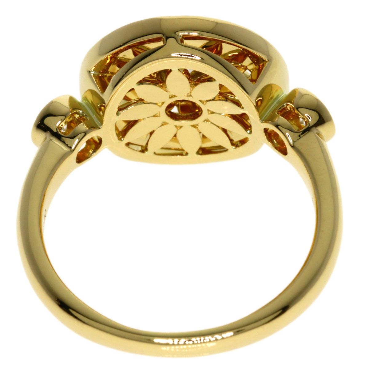 Harry Winston Gate Rosette Diamond Ring 18k Yellow Gold — view 4