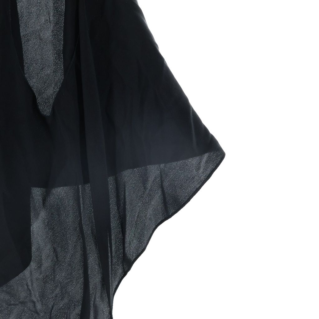 Chanel Cape Style Silk Top Black 40 — view 5