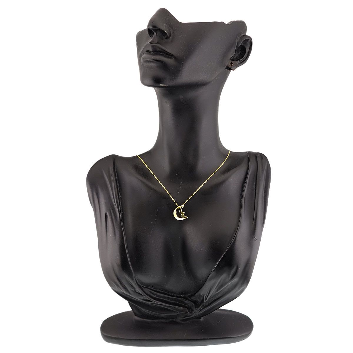 Tiffany & Co Crescent Moon Necklace 43 18k Yellow Gold — view 7