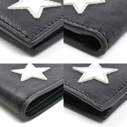 Saint Laurent Star Motif Bifold Wallet Black — view 7